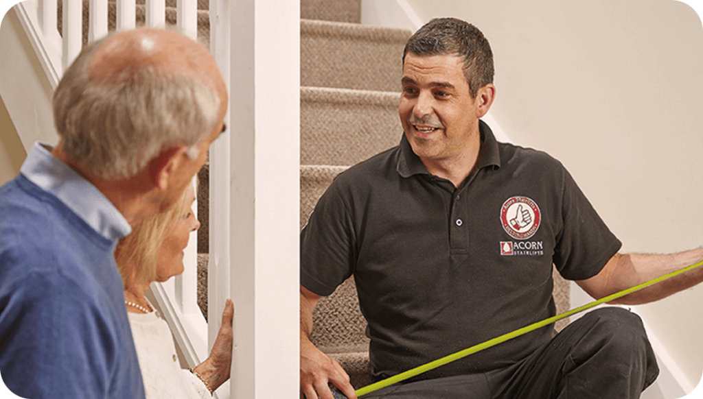 Beratungsgespräch zur Aufzugslösung